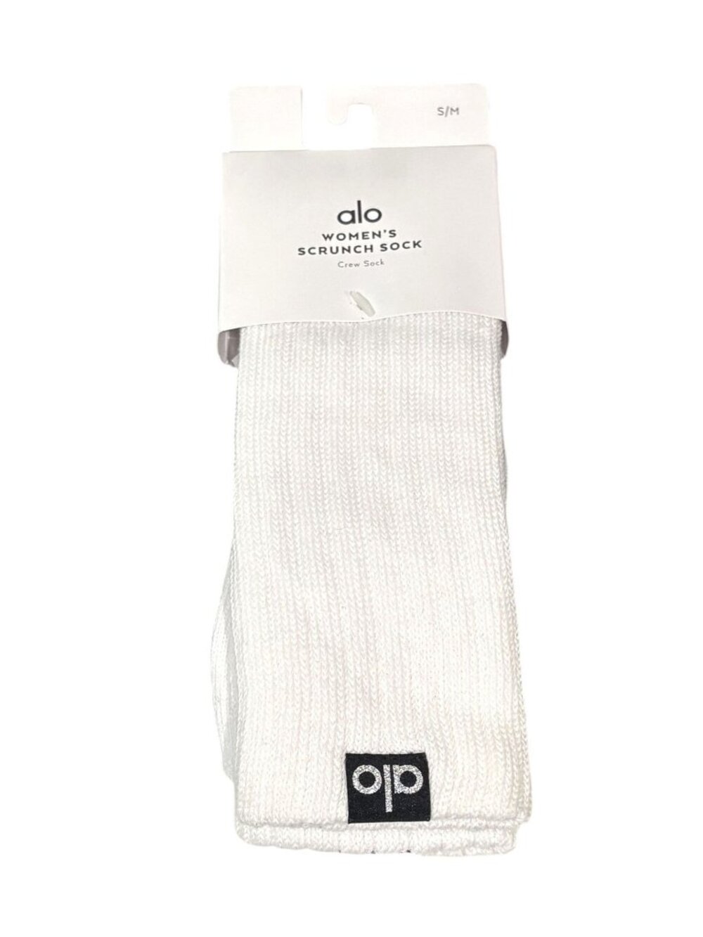 ALO Yoga Unisex Scrunch Sock in White